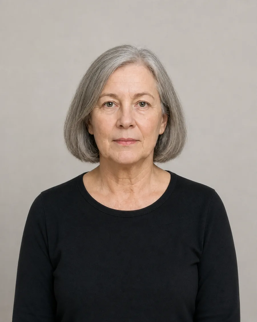 Silver-hair source AI-generated example