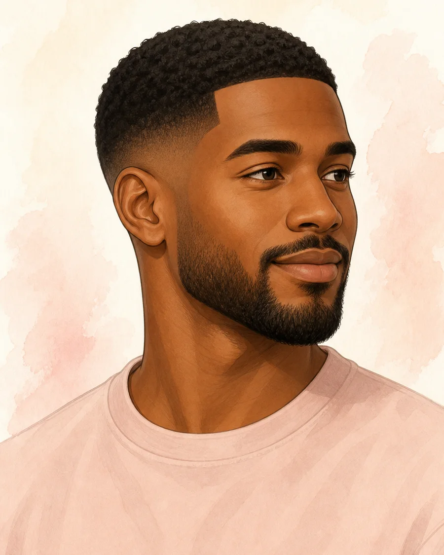 Clean Low Fade · AI-generated hairstyle example