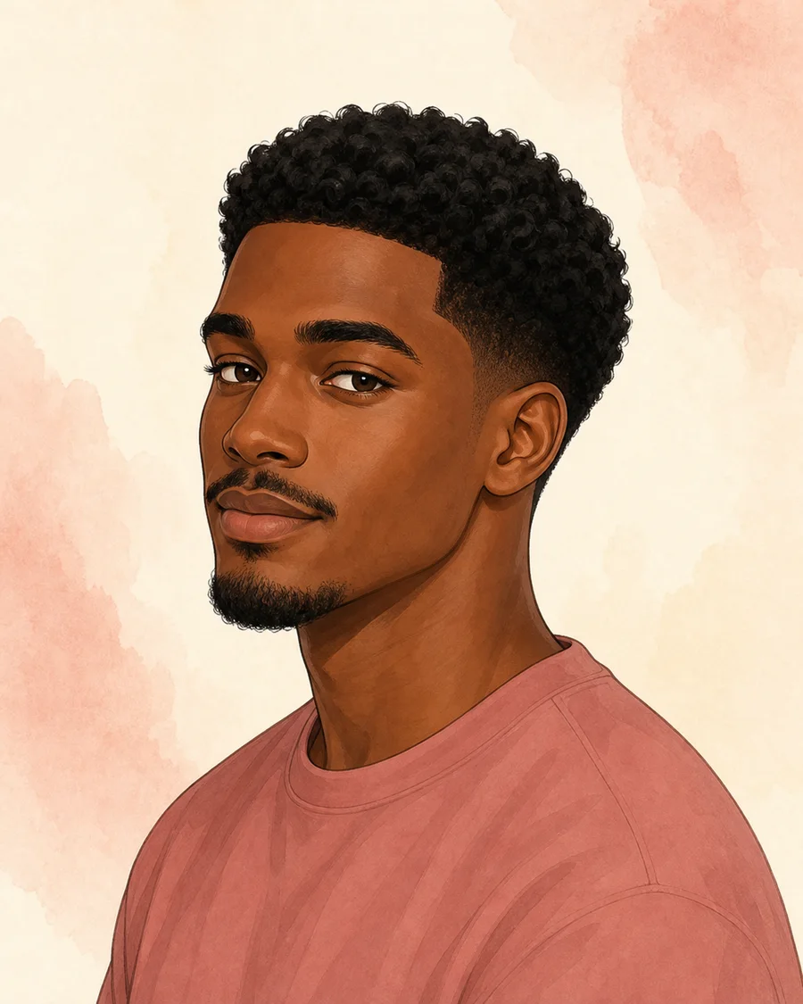 Low Taper Fade · AI-generated hairstyle example