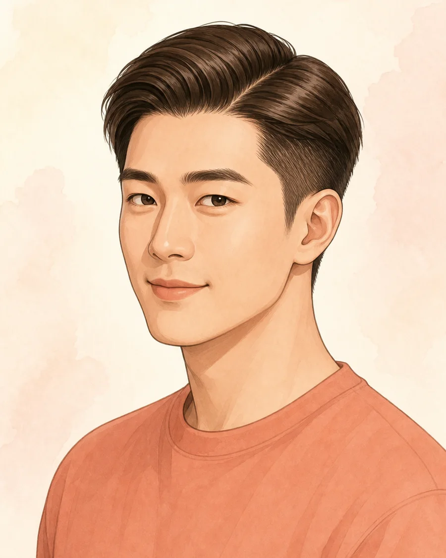Classic Side Part · AI-generated hairstyle example